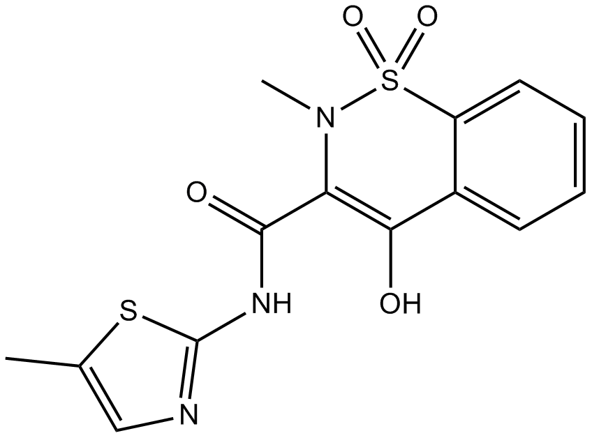 Meloxicam (Mobic)  Chemical Structure