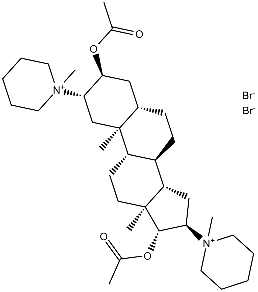 Pancuronium dibromide  Chemical Structure