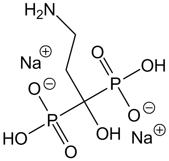 Pamidronate Disodium Chemische Struktur