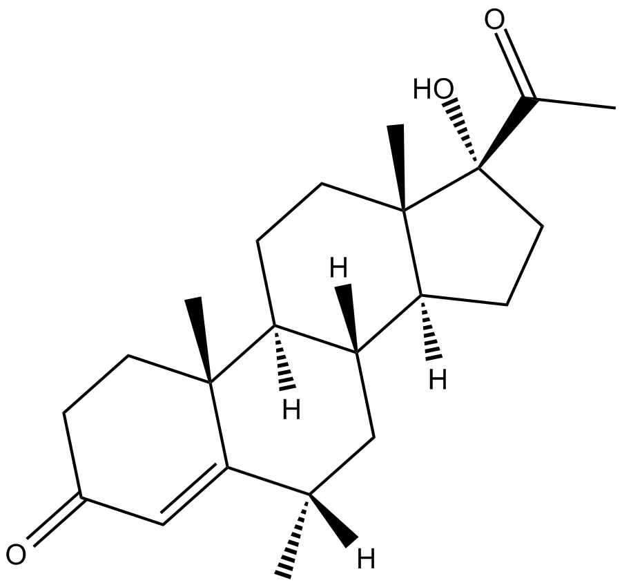 Medroxyprogesterone Chemical Structure