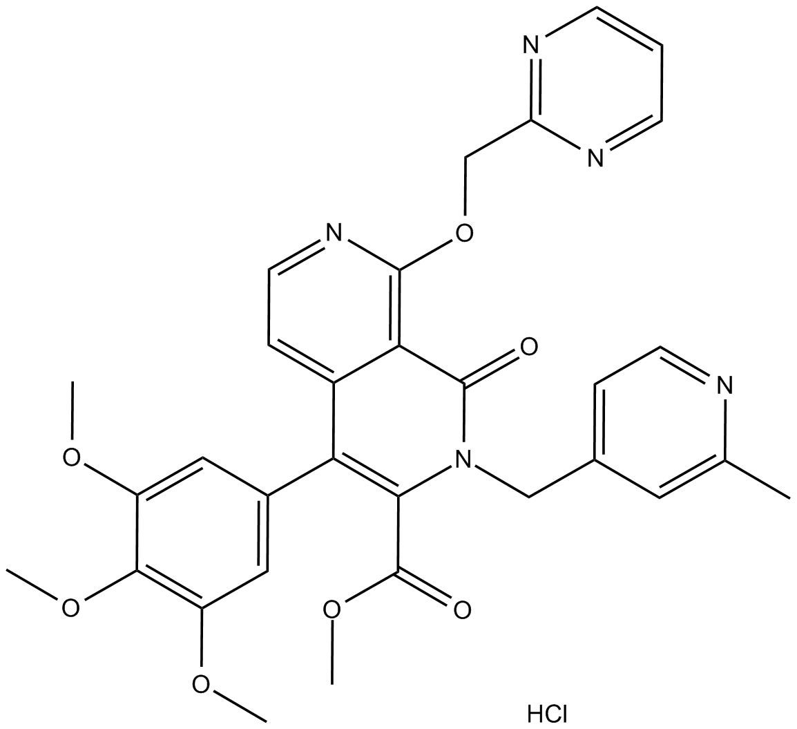 T 0156 hydrochloride 化学構造