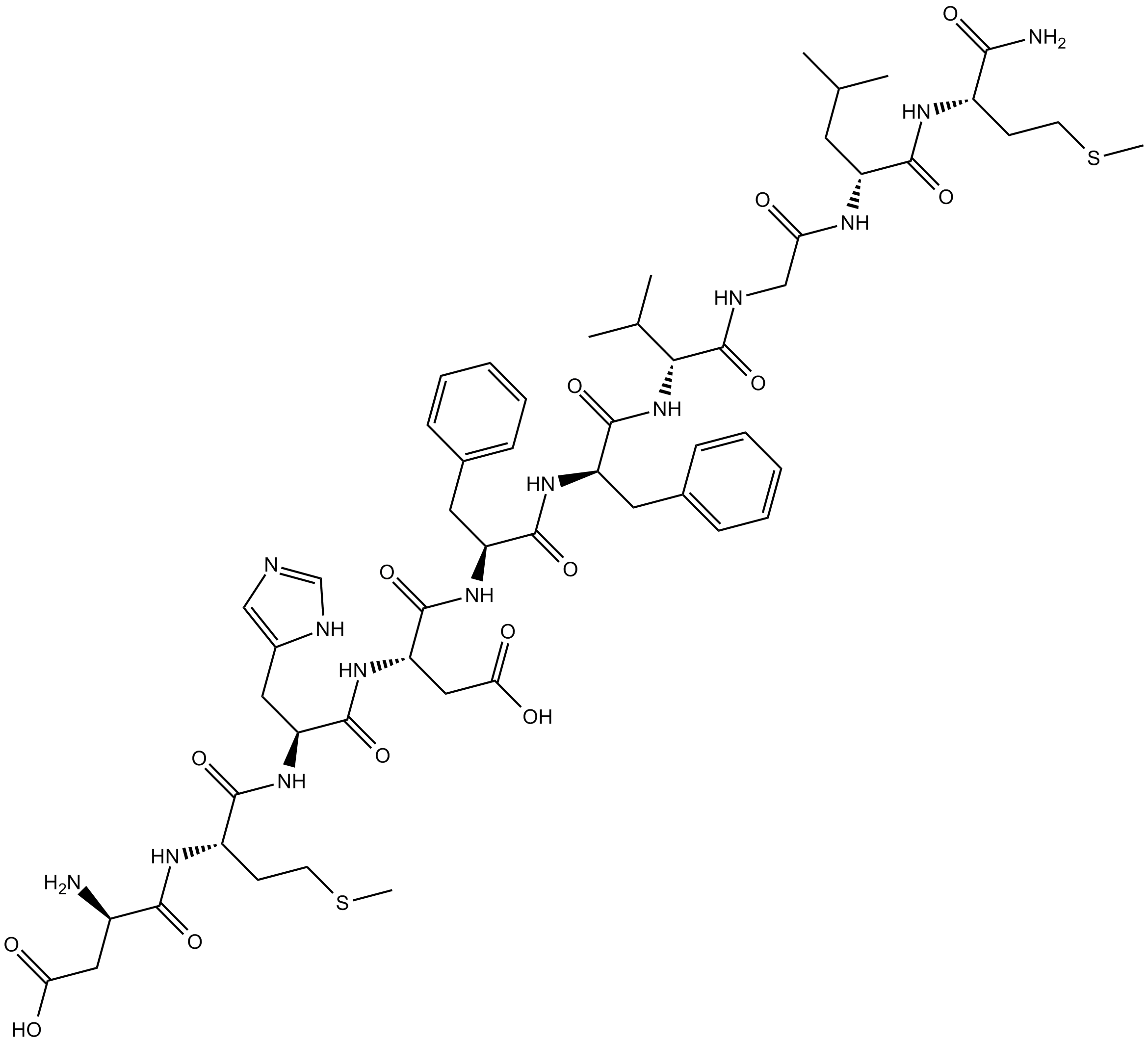 Neurokinin B (human, porcine)  Chemical Structure