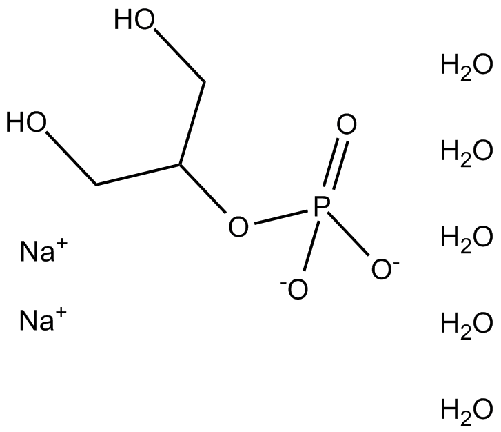 β-Glycerophosphate (sodium salt hydrate)  Chemical Structure