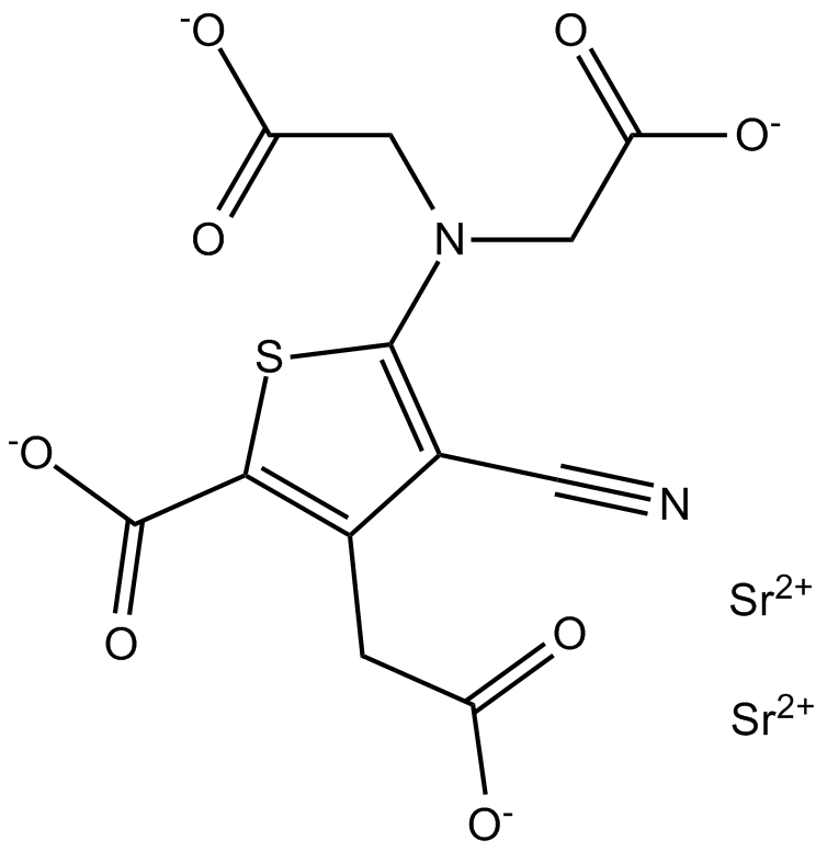 Strontium Ranelate التركيب الكيميائي