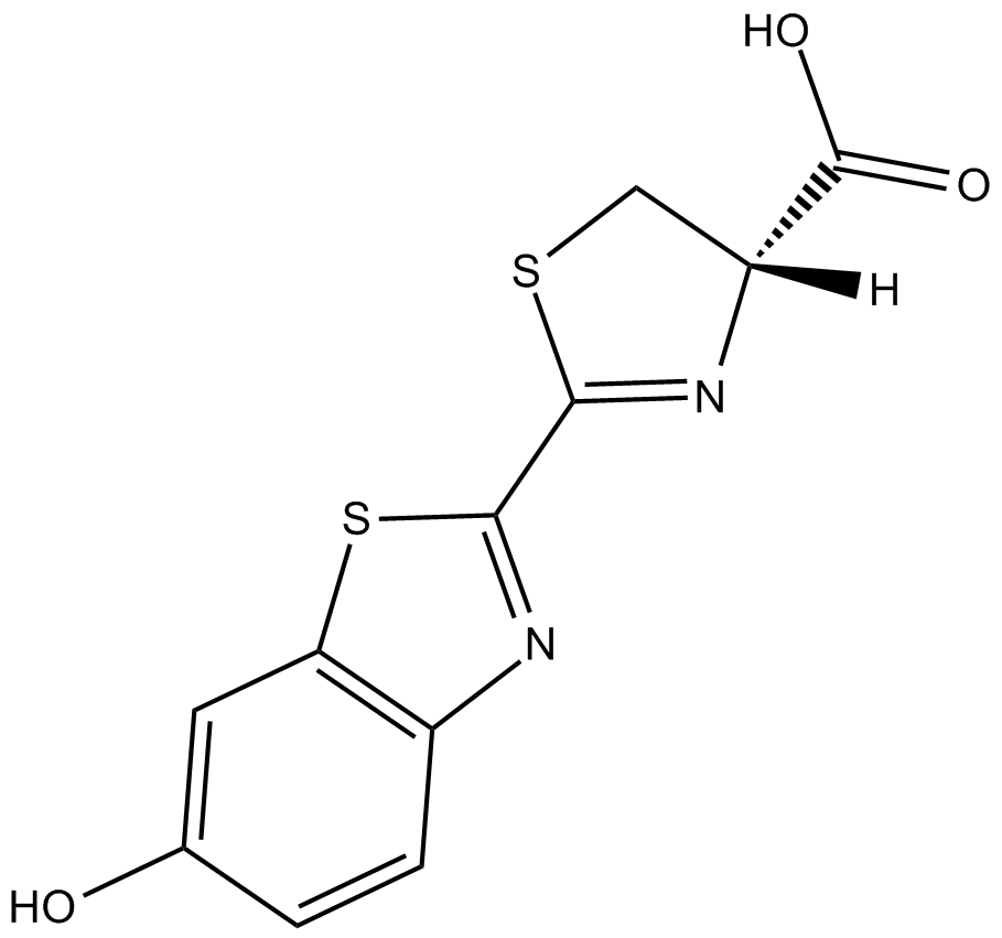 D-Luciferin 化学構造