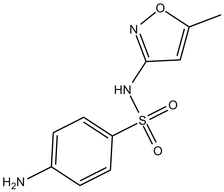 Sulfamethoxazole 化学構造