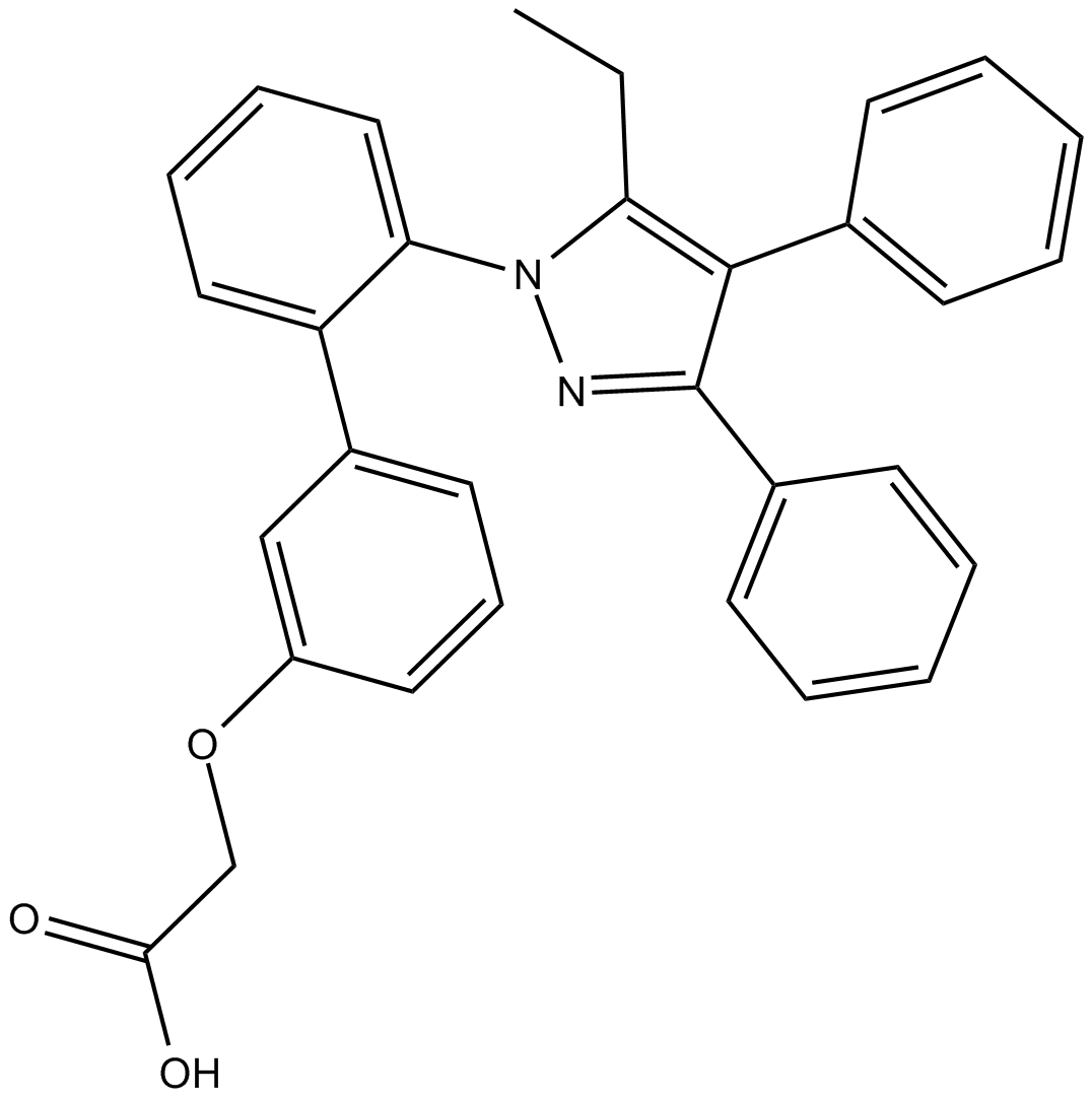 BMS 309403 Chemische Struktur