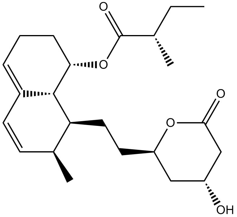 Mevastatin  Chemical Structure