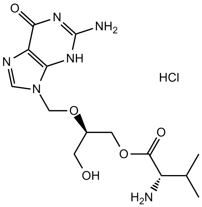Valganciclovir HCl Chemische Struktur