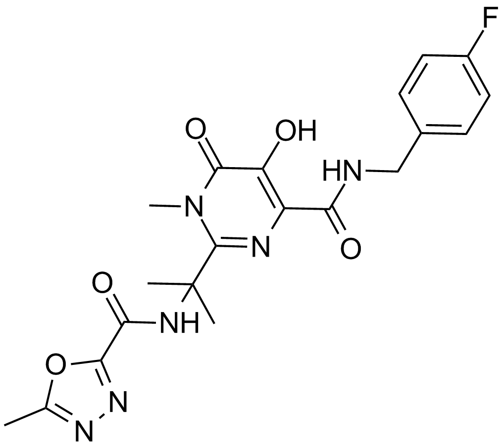 Raltegravir (MK-0518)  Chemical Structure