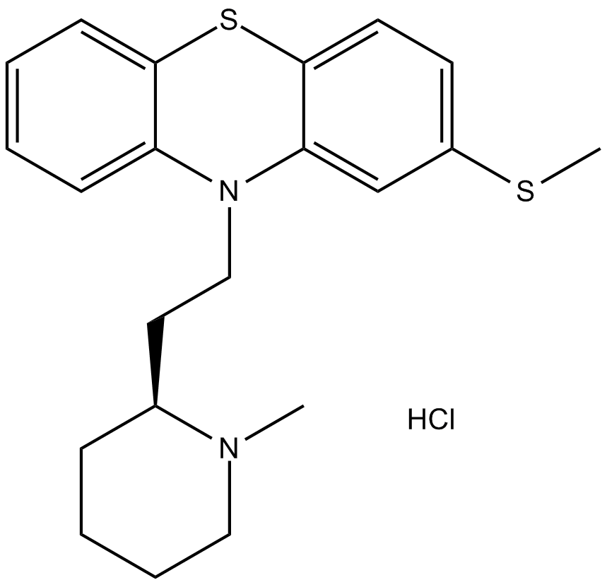 Thioridazine HCl  Chemical Structure