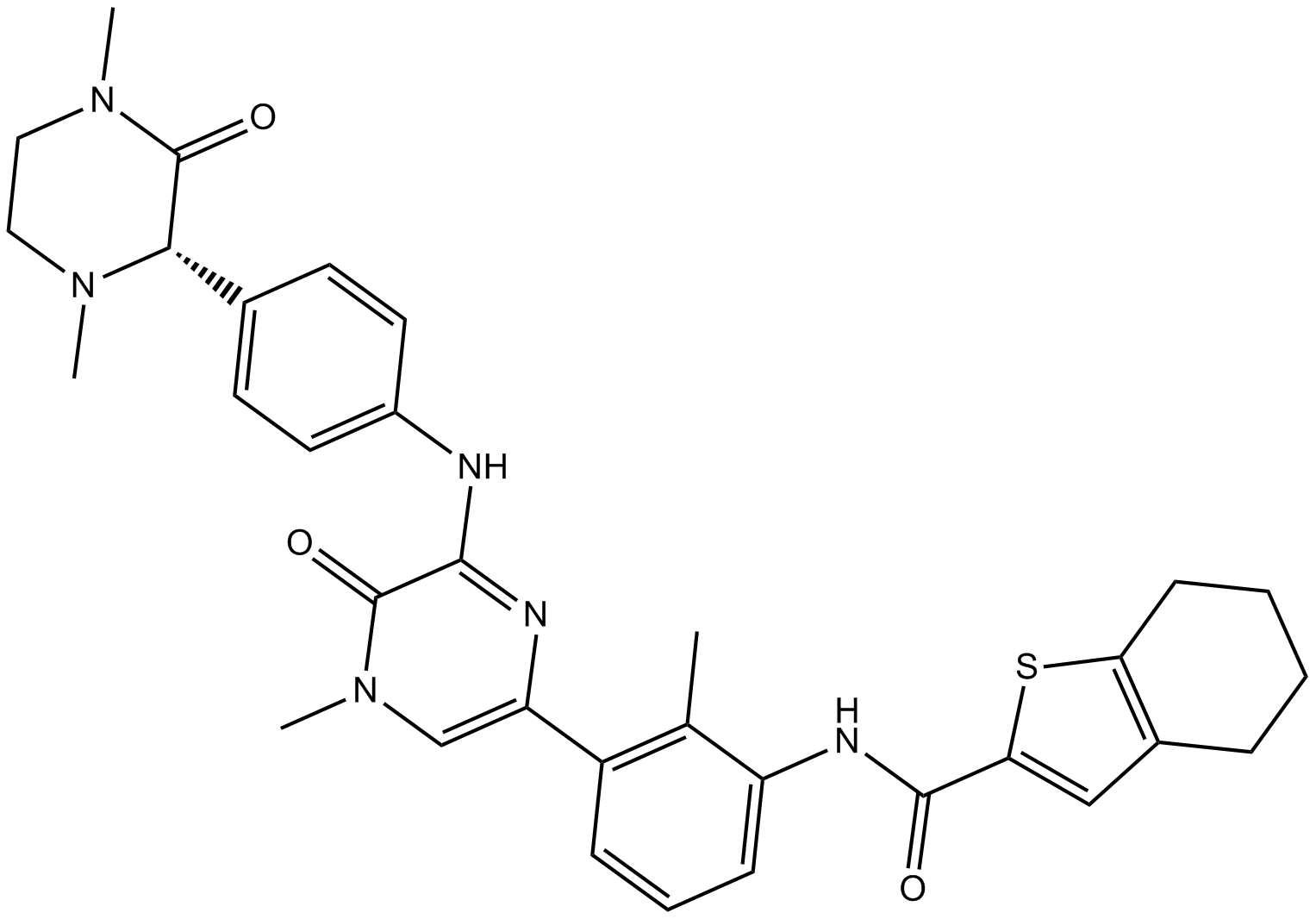 GDC-0834 化学構造