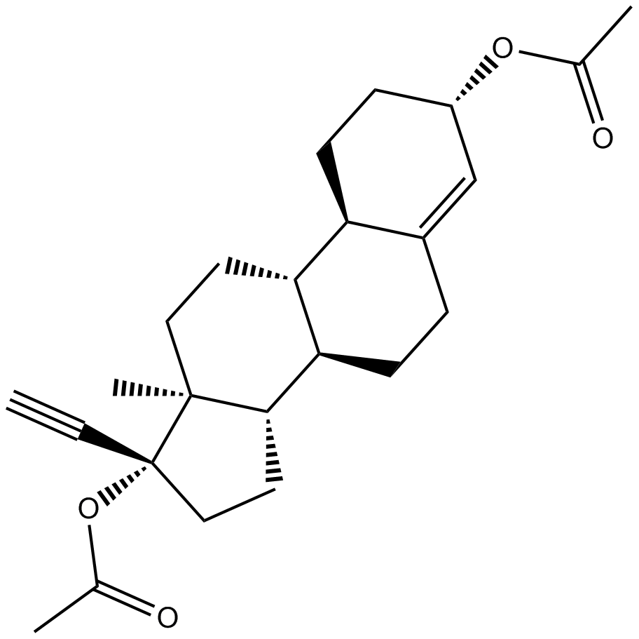 Ethynodiol diacetate Chemische Struktur