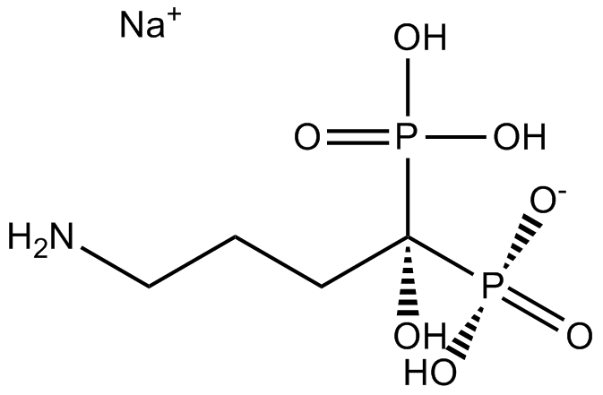 Alendronate sodium  Chemical Structure
