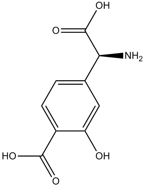 (S)-4-Carboxy-3-hydroxyphenylglycine  Chemical Structure