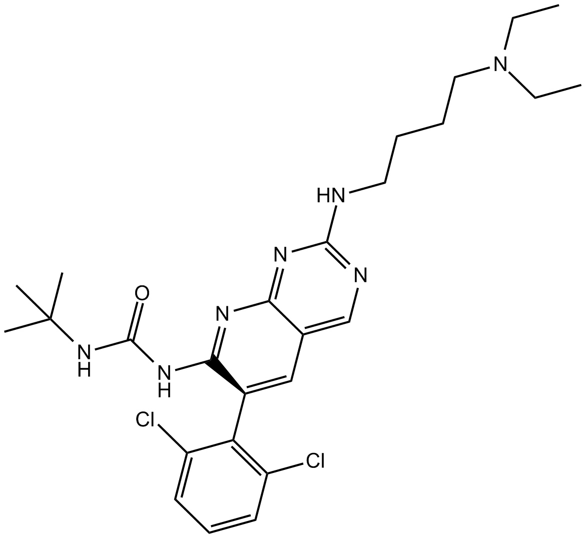 PD 161570 Chemische Struktur