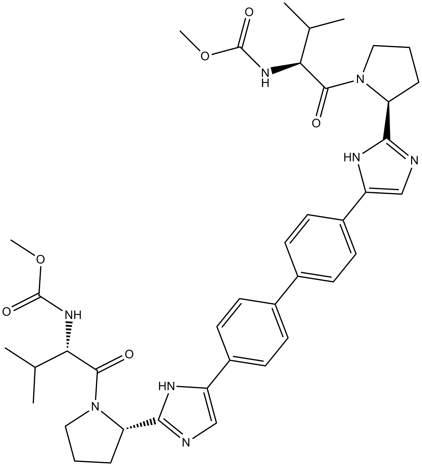 Daclatasvir (BMS-790052)  Chemical Structure
