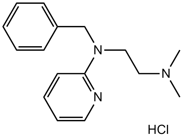 Tripelennamine HCl 化学構造