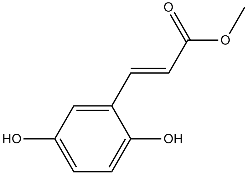 Methyl 2,5-dihydroxycinnamate  Chemical Structure