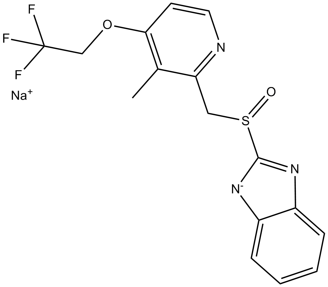 Lansoprazole sodium  Chemical Structure