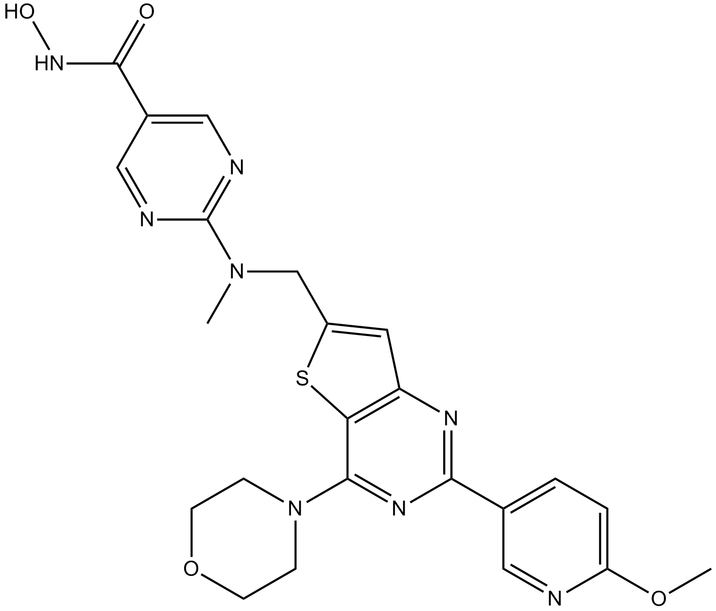 CUDC-907  Chemical Structure