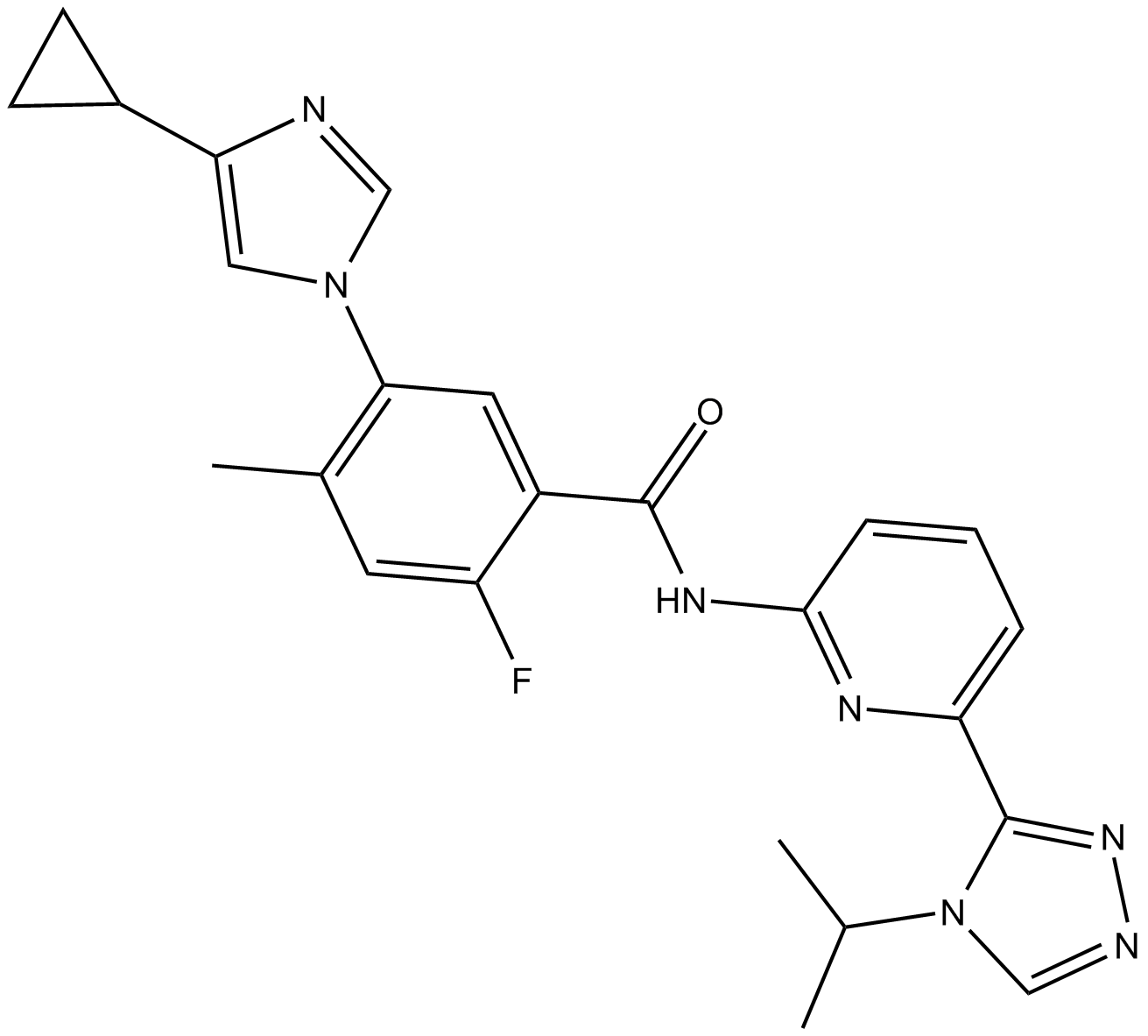 Selonsertib (GS-4997) 化学構造