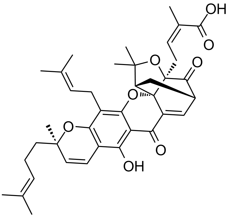 Gambogic Acid  Chemical Structure