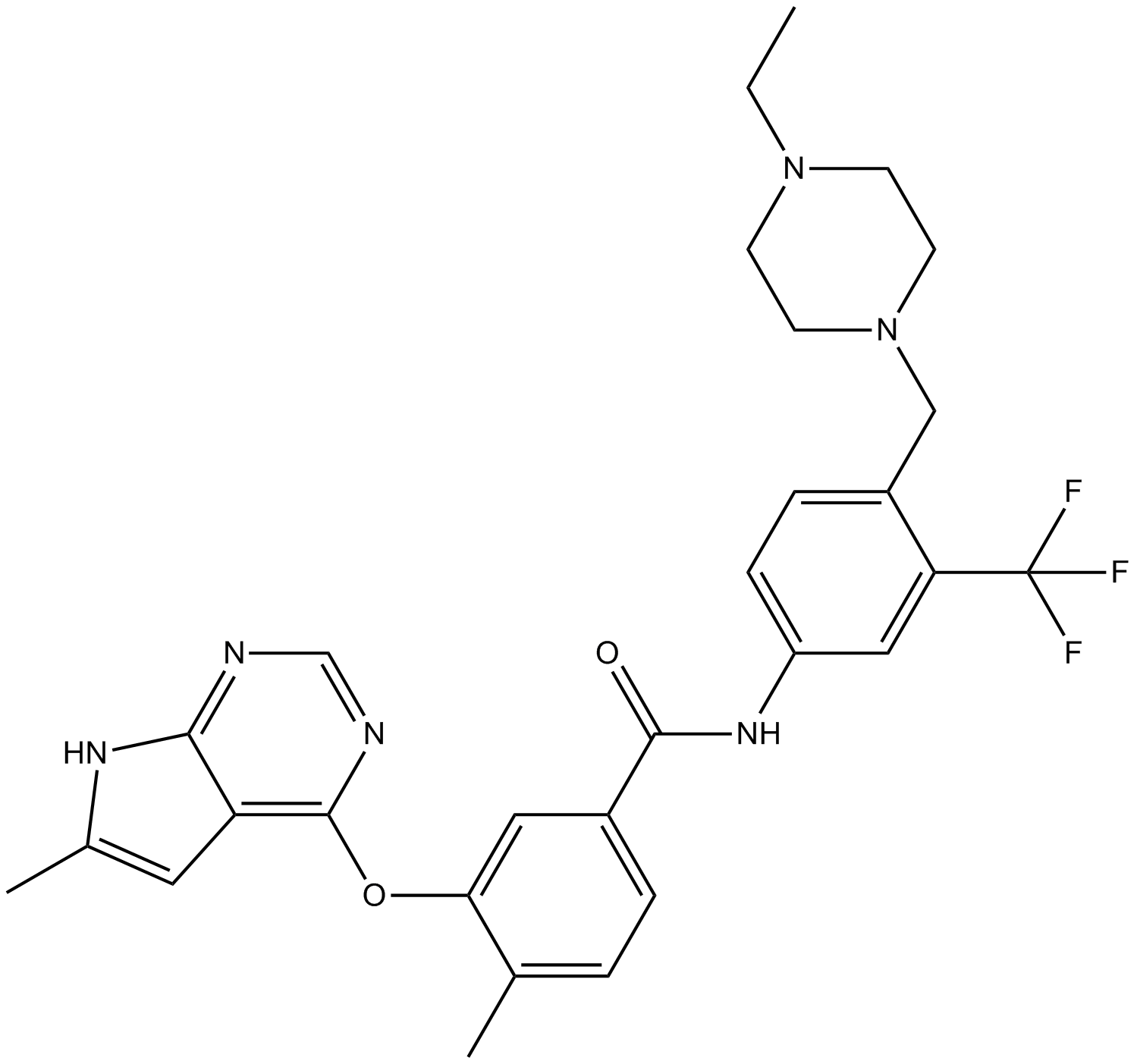 B-Raf inhibitor  Chemical Structure