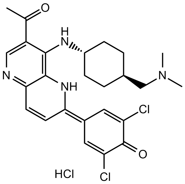 OTSSP167 hydrochloride التركيب الكيميائي