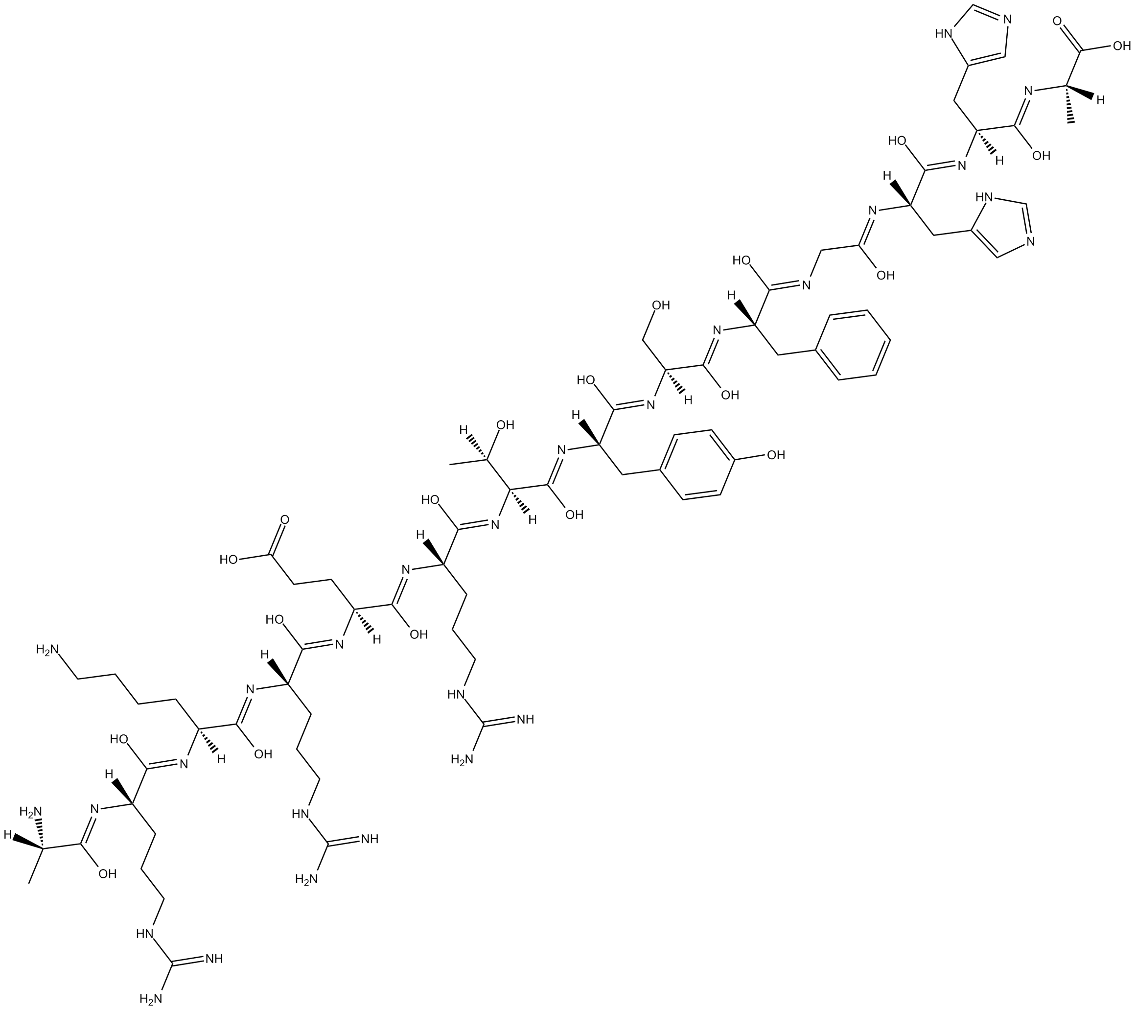 AKTide-2T 化学構造