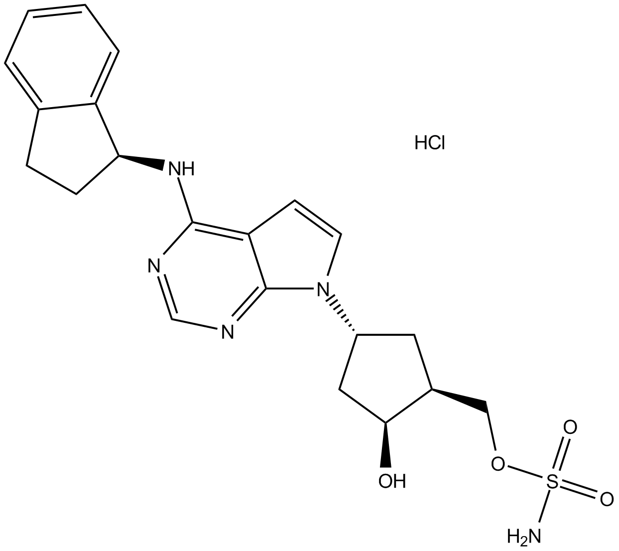 MLN4924 HCl salt 化学構造