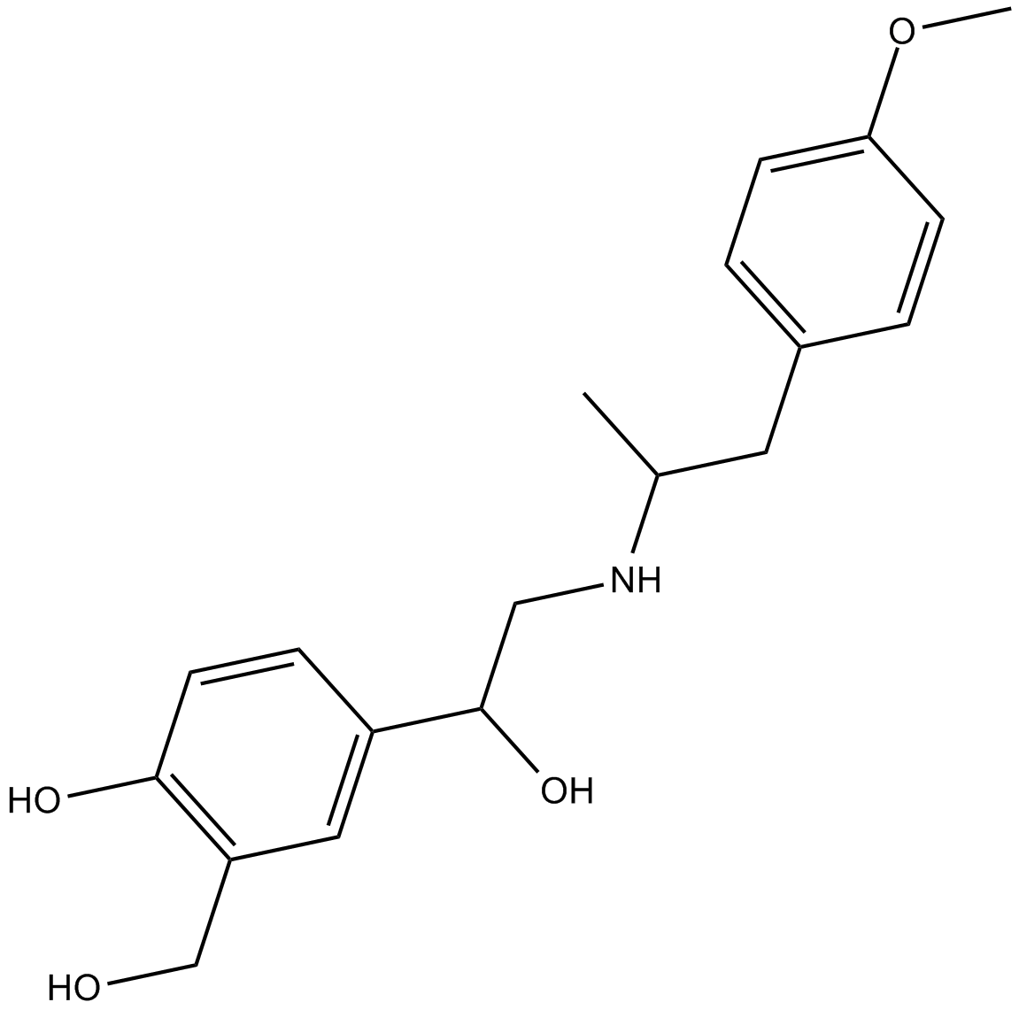 Salmefamol  Chemical Structure