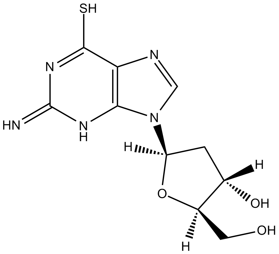 6-Thio-dG  Chemical Structure