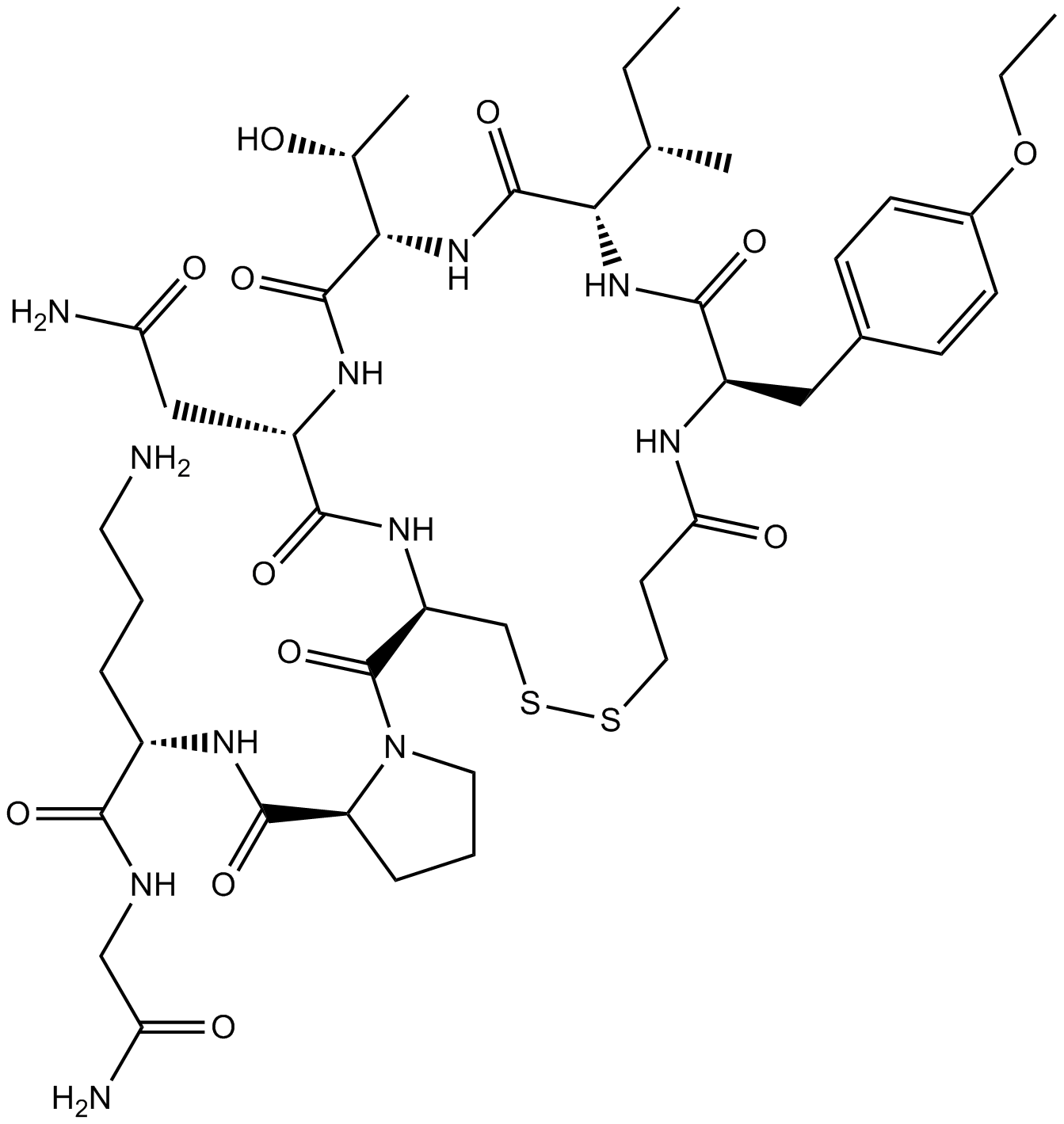 Atosiban  Chemical Structure