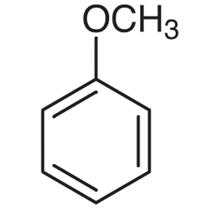 Anisole Methoxybenzene 化学構造