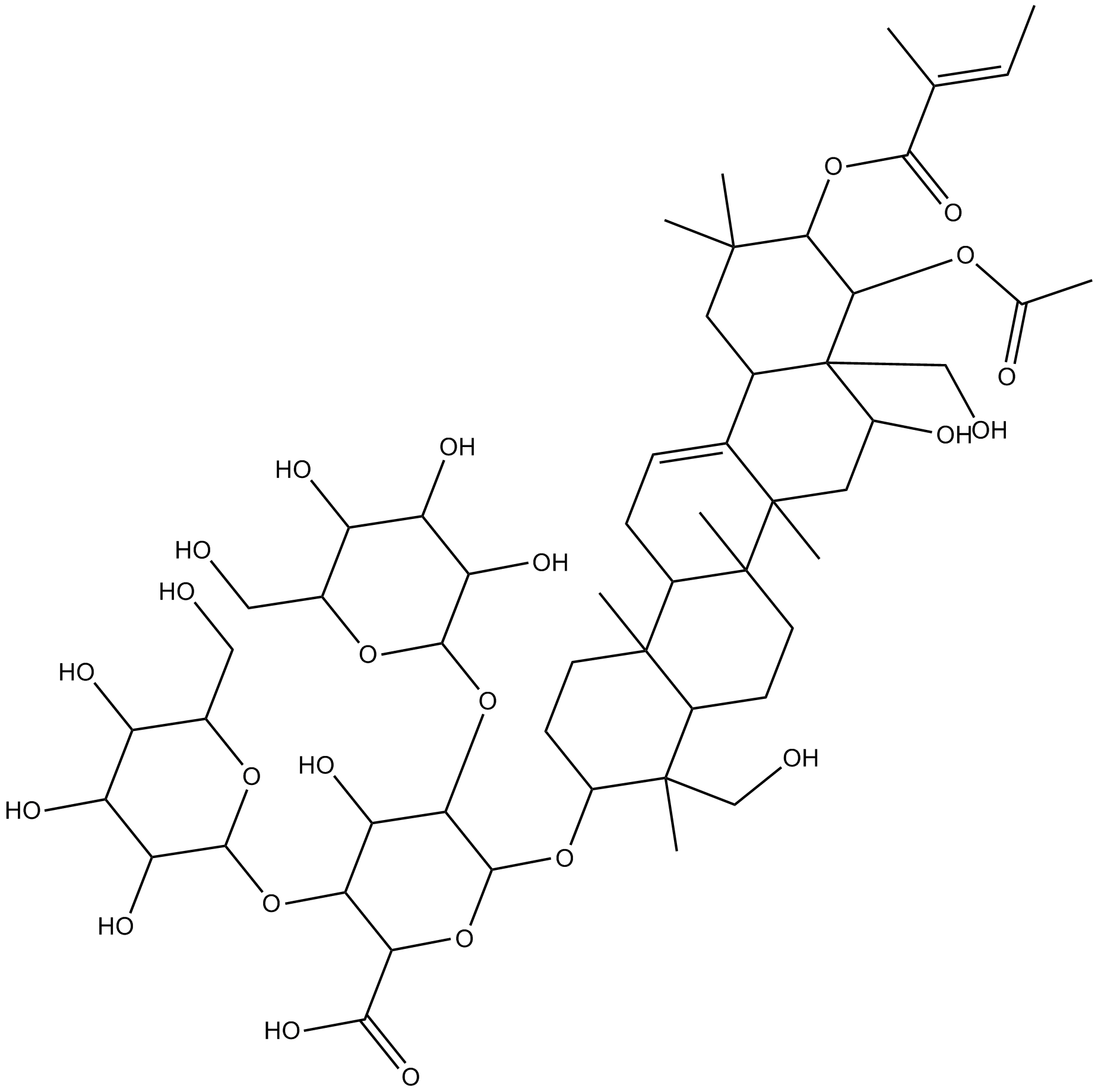 Sapogenins Glycosides Chemical Structure