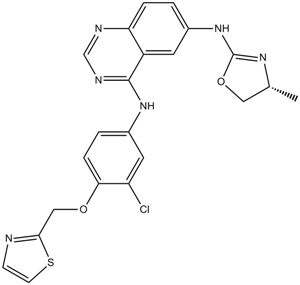 Varlitinib (ARRY334543) 化学構造