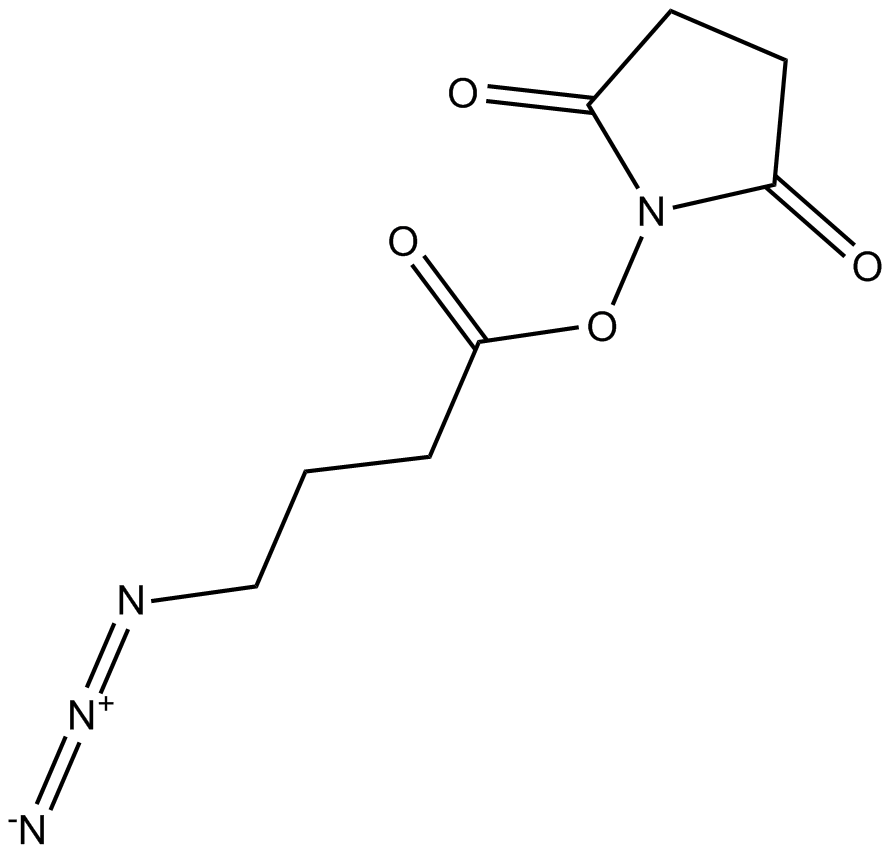 Azidobutyric acid NHS ester Chemical Structure