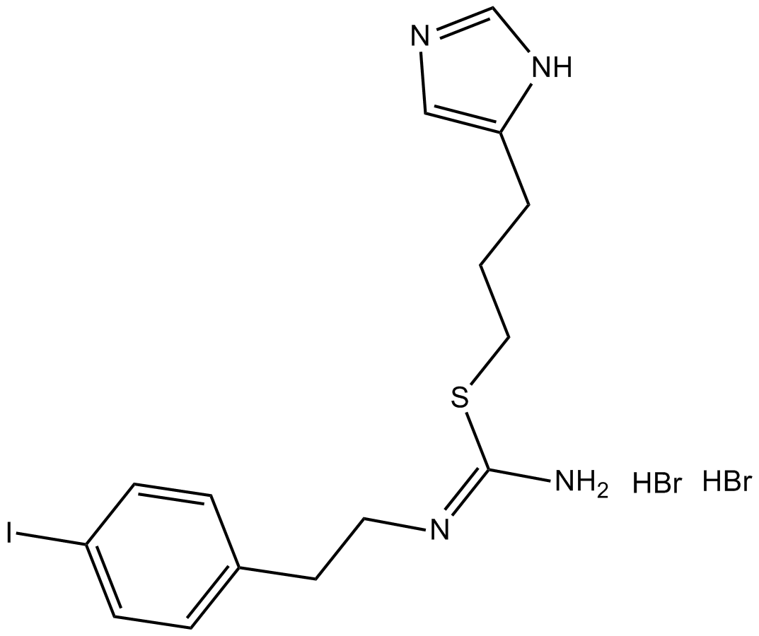 Iodophenpropit dihydrobromide 化学構造