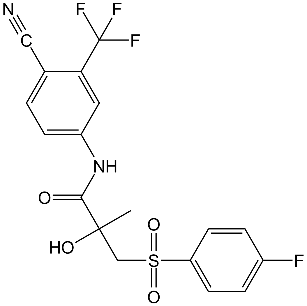 Bicalutamide التركيب الكيميائي