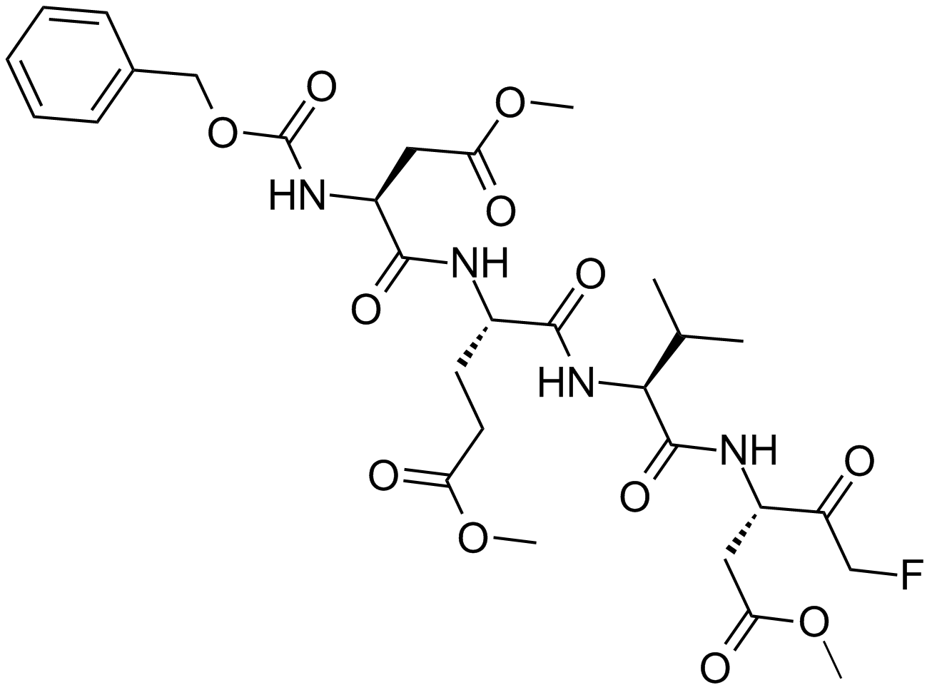 Z-DEVD-FMK  Chemical Structure