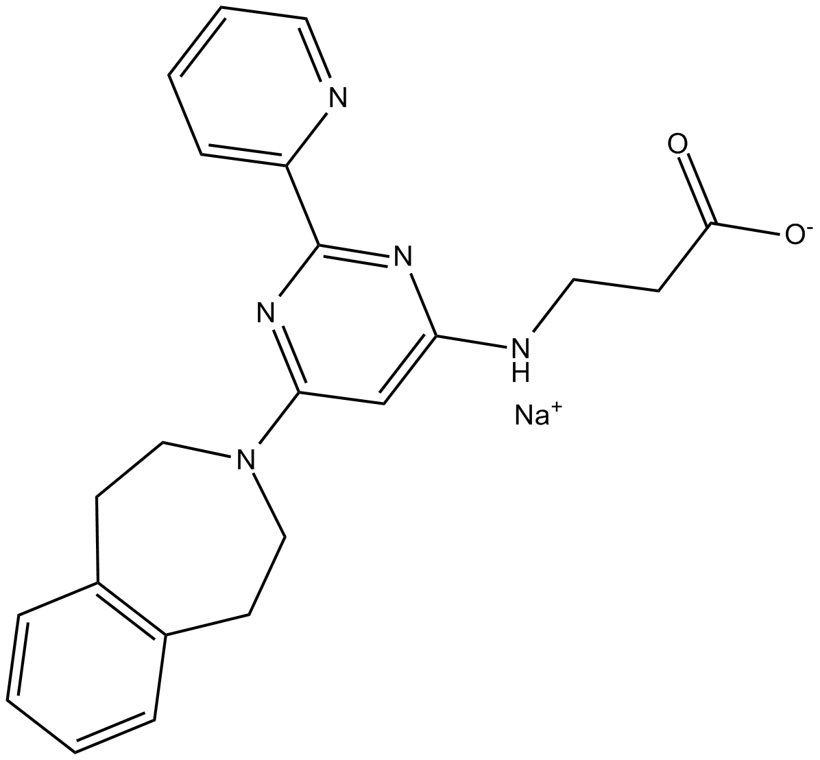 GSK-J1 sodium salt التركيب الكيميائي