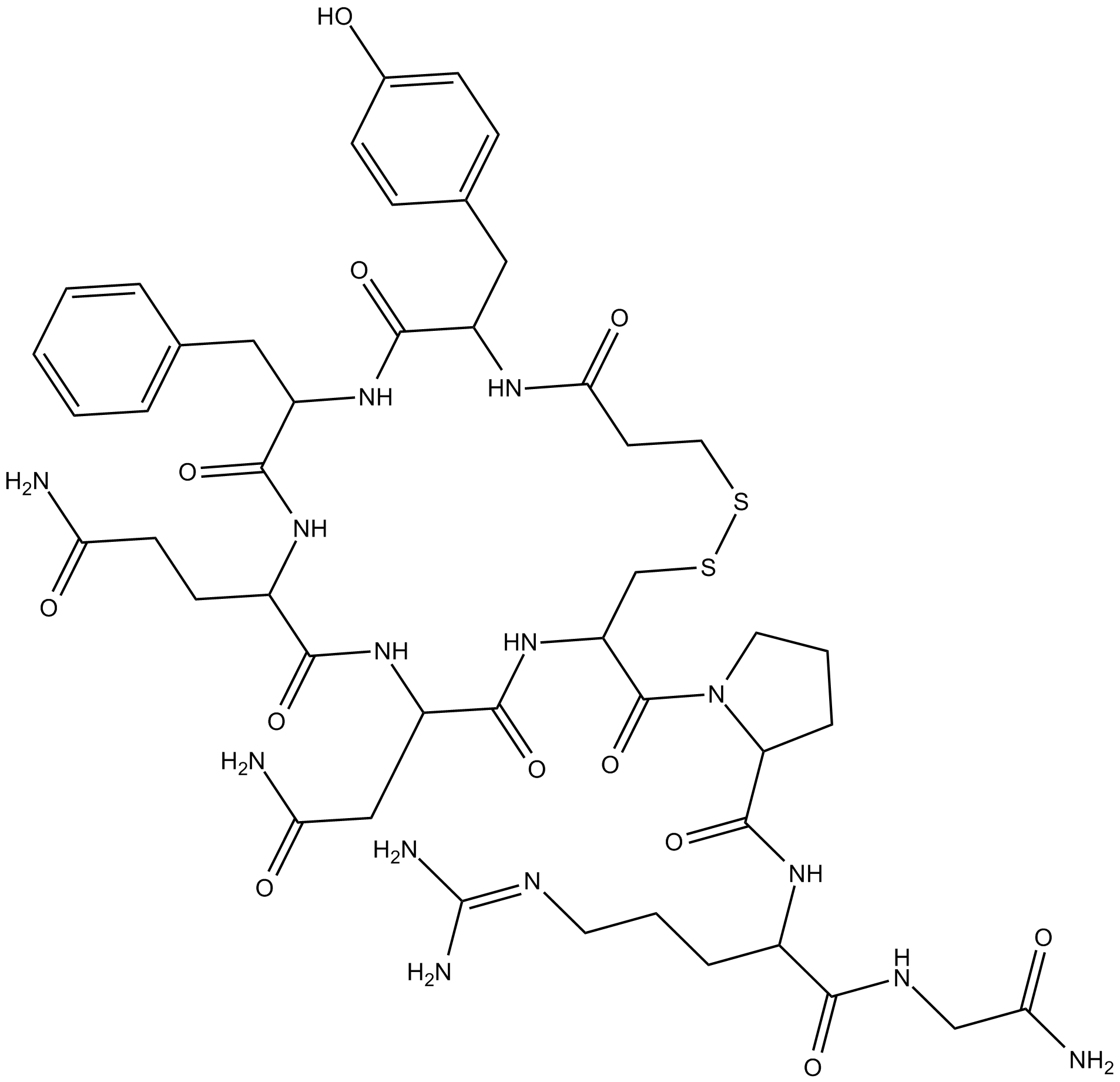 Desmopressin  Chemical Structure
