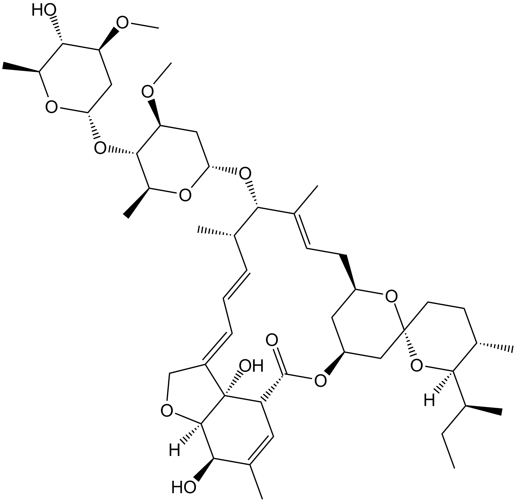 Ivermectin التركيب الكيميائي