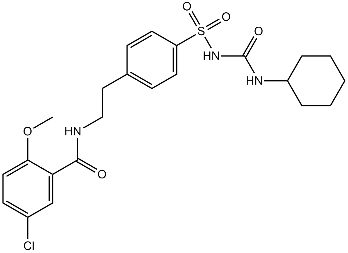 Glibenclamide التركيب الكيميائي