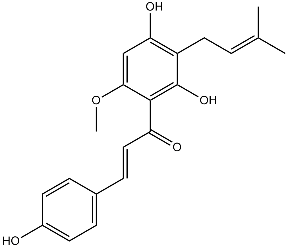 Xanthohumol Chemische Struktur