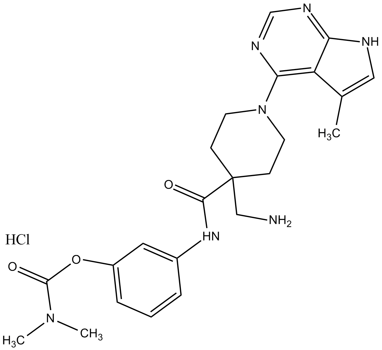 LX7101 HCL 化学構造