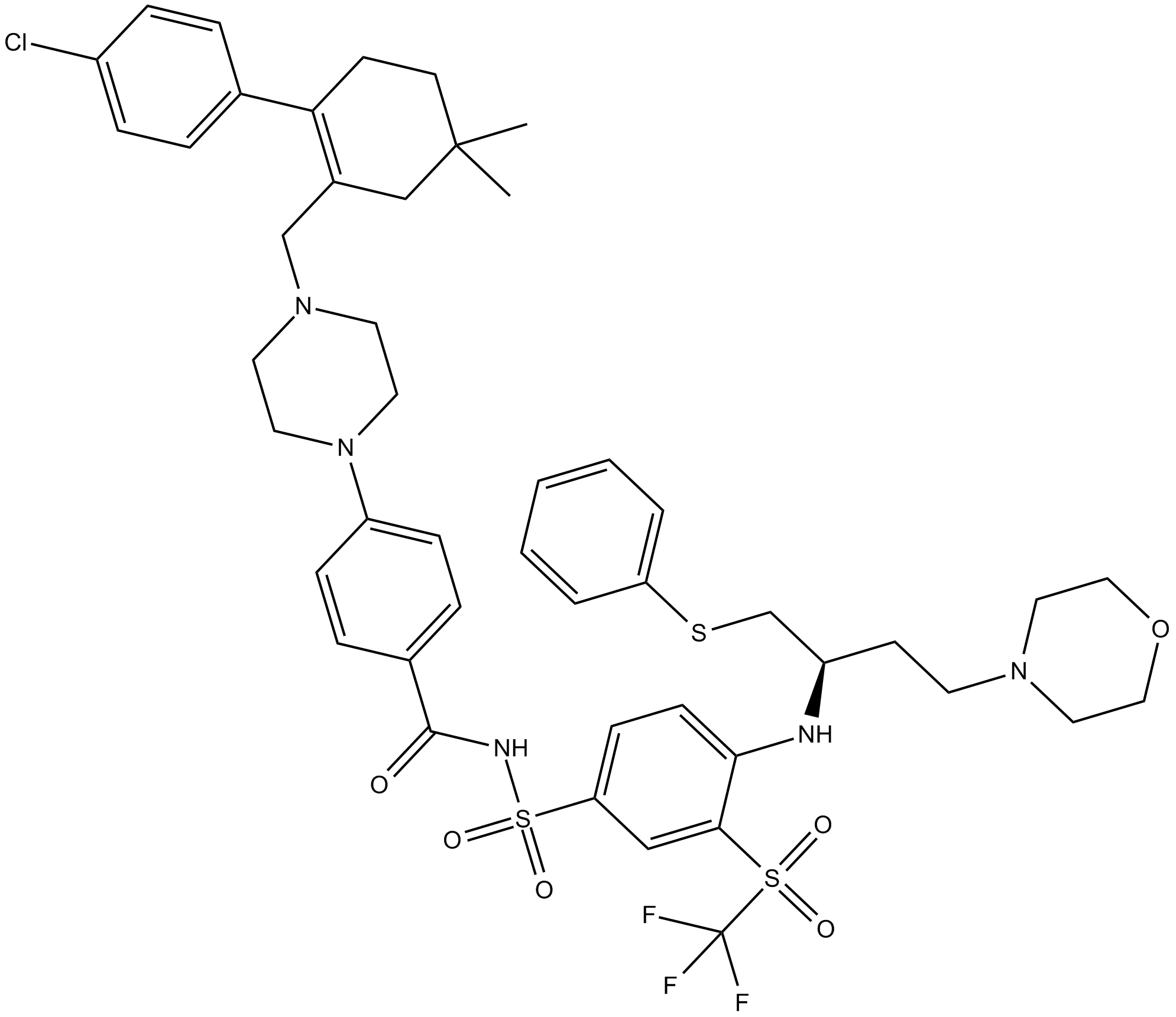 ABT-263 (Navitoclax) 化学構造