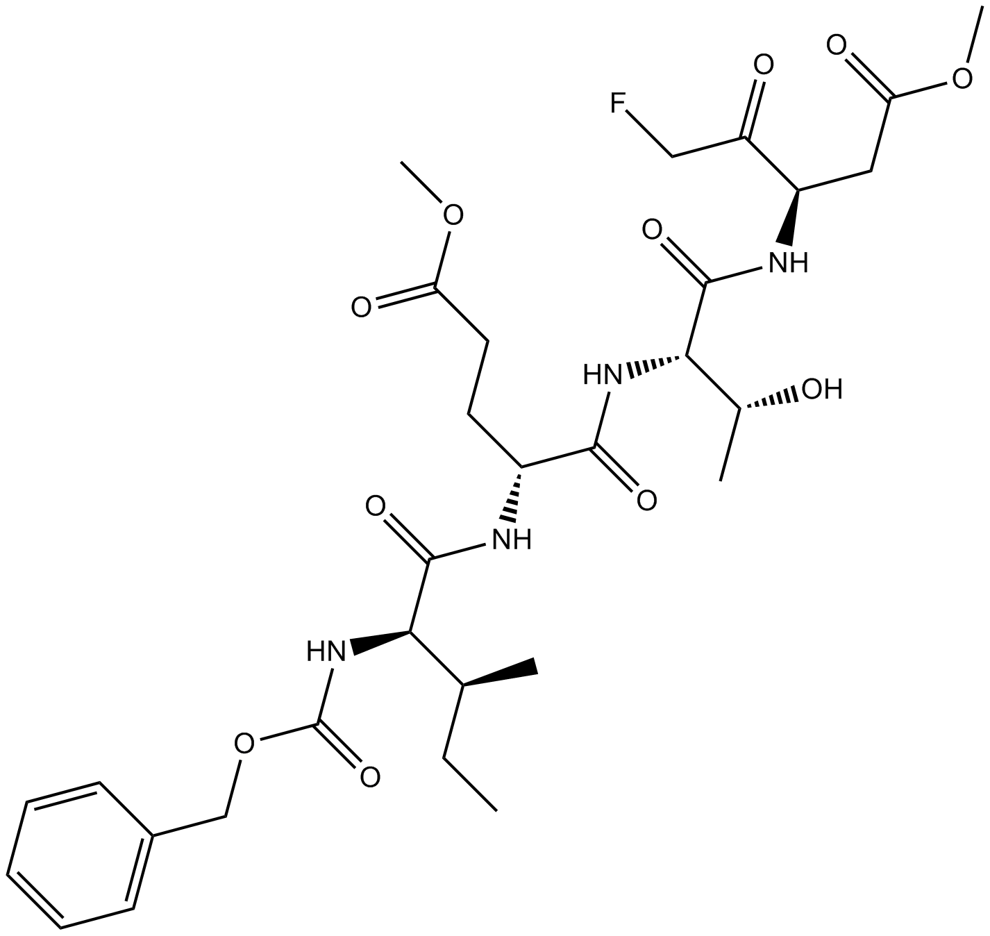 Z-IETD-FMK  Chemical Structure