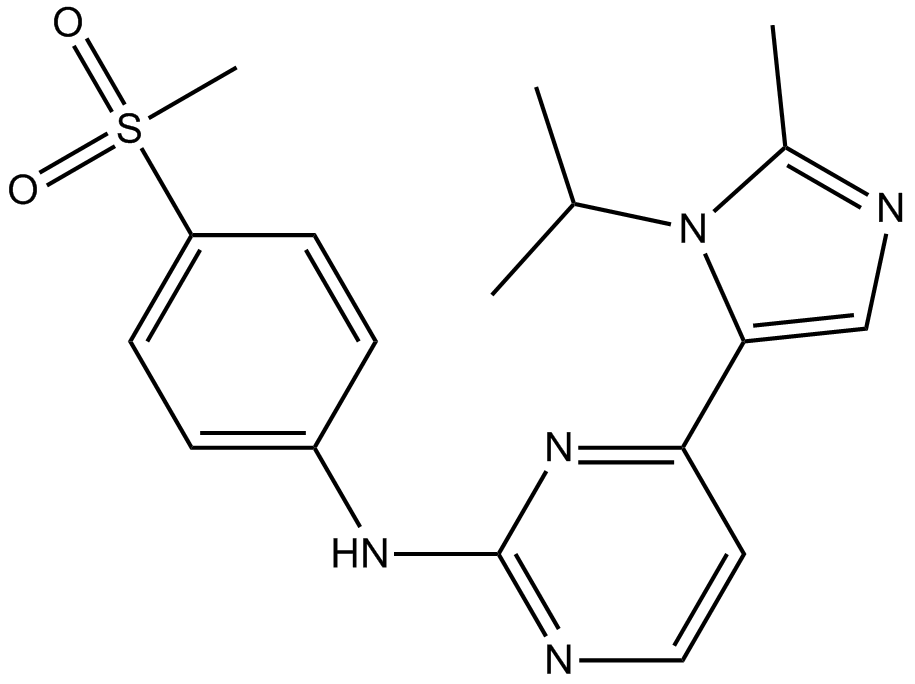 AZD-5438 Chemische Struktur